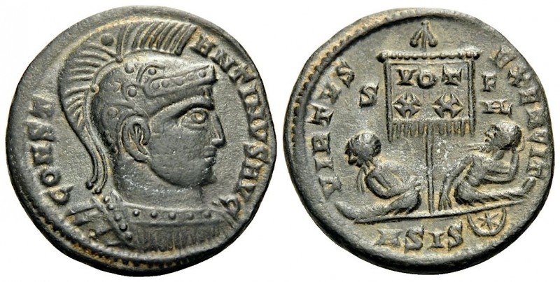 Constantine I, 307/310-337. Follis (Bronze, 19.5 mm, 2.86 g, 7 h), Siscia, 1st o...