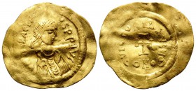 Heraclius, 610-641. Tremissis (Gold, 17.5 mm, 1.45 g, 6 h), Constantinople, 610-613. d N hЄRACLIЧS P P AVC Diademed, draped and cuirassed bust of Hera...