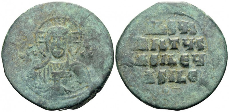 Anonymous, Time of Basil II & Constantine VIII, circa 970-1092. Follis (Bronze, ...