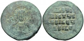 Anonymous, Time of Basil II & Constantine VIII, circa 970-1092. Follis (Bronze, 32 mm, 16.17 g, 6 h), Class A2, Constantinople, c. 976-1030/1035. +EMM...
