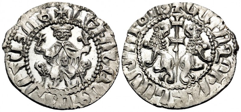 ARMENIA, Cilician Armenia. Royal. Levon I, 1198-1219. Tram (Silver, 22 mm, 3.08 ...