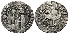 ARMENIA, Cilician Armenia. Royal. Hetoum I, 1226-1270. Half Tram (Silver, 16 mm, 1.36 g, 5 h). +ՀԱՐՈՂՈԻԹ ԻԻ•ՆՆ ԱՅ Ե 'by the will of God' Queen Zabel a...