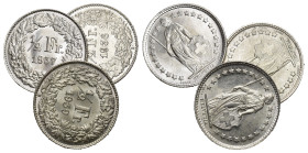 SCHWEIZ. EIDGENOSSENSCHAFT. 1/2 Franken 1936+1937+1939 3 Stk . HMZ 1205 fast FDC 
Dieses Los unterliegt bei Auslieferung in der Schweiz der Margenbest...