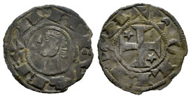 Alfonso I (1109-1126). Dinero. Toledo. (Bautista-40, como Alfonso I). (Imperatrix-A8:28.1). Ve. 0,60 g. Estrella en 1º y 4º cuartel. MBC+. Est...45,00...