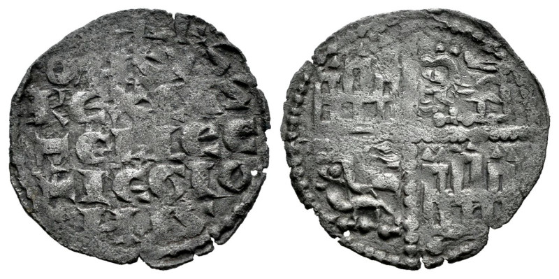 Alfonso X (1252-1284). Dinero de seis líneas. (Bautista-371.3). Ve. 0,67 g. Punt...