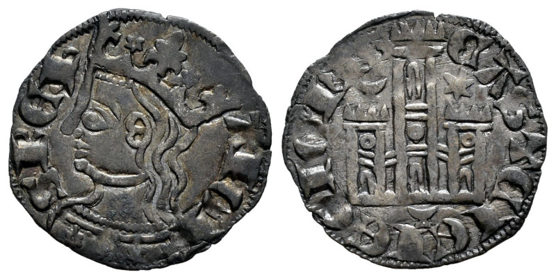 Alfonso XI (1312-1350). Cornado. Cuenca. (Bautista-473.2). Ve. 0,87 g. Cuenco y ...