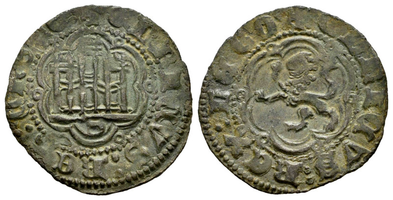 Enrique III (1390-1406). Blanca. Sevilla. (Bautista-767 var.). Anv.: + ENRICVS :...