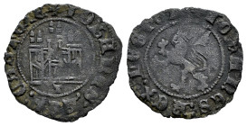 Juan II (1406-1454). Novén. Toledo. (Bautista-827). Ve. 0,70 g. T bajo el castillo. Escasa. MBC. Est...60,00.