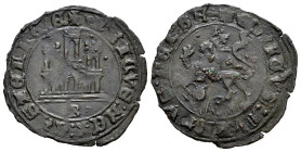 Enrique IV (1399-1413). 1 maravedí. Burgos. (Bautista-958.2 var.). Anv.: + ENRICVS : REX : CASTELLE : E. Rev.:  + ENRICVS : QVARTVS : DEI : GR :. Ve. ...