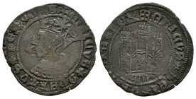 Enrique IV (1399-1413). Dinero. Segovia. (Bautista-991 var.). Anv.: + ENRICVS ✿ QVARTVS ✿ REX ✿ CAS. Rev.: + ENRICVS ✿ DEI ✿ GRACIA ✿ REX. Ve. 1,35 g....