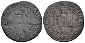 Enrique IV (1399-1413). Cuartillo. Jaén. (Bautista-1013). Anv.: + ENRICVS : CARTVS : DEI : GRACI. Rev.: + ENRICVS : DEI : GRACIA : REX : C : . Ve. 3,2...