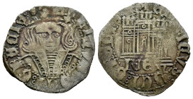 Enrique IV (1399-1413). 1/2 cuartillo. Jaén. (Bautista-No cita). Anv.: + ENRICVS : DEI : GRACIA : ✿. Rev.: + ENRICVS : DEI : GRACIA : R :. Ve. 1,47 g....