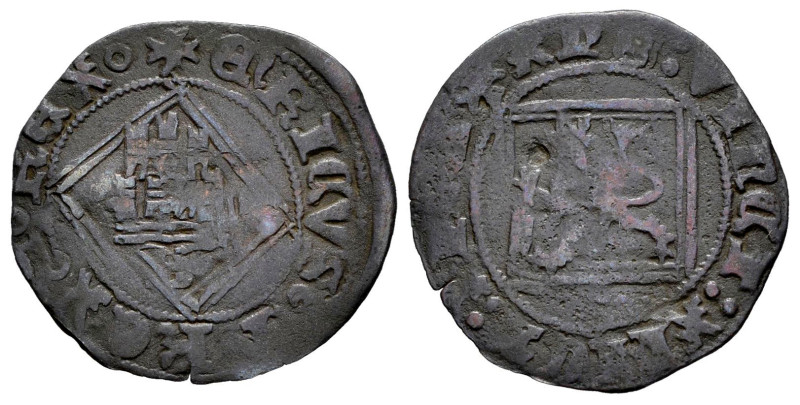 Enrique IV (1399-1413). Blanca de rombo. Sevilla. (Bautista-1084 var.). Anv.: + ...