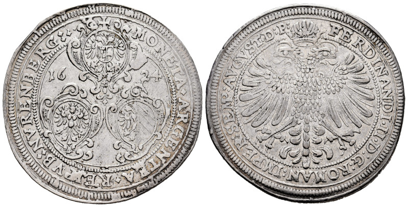 Germany. Nurnberg. Ferdinand II (1619-1637). Taler. 1624. (Dav-5636). (Km-52). A...