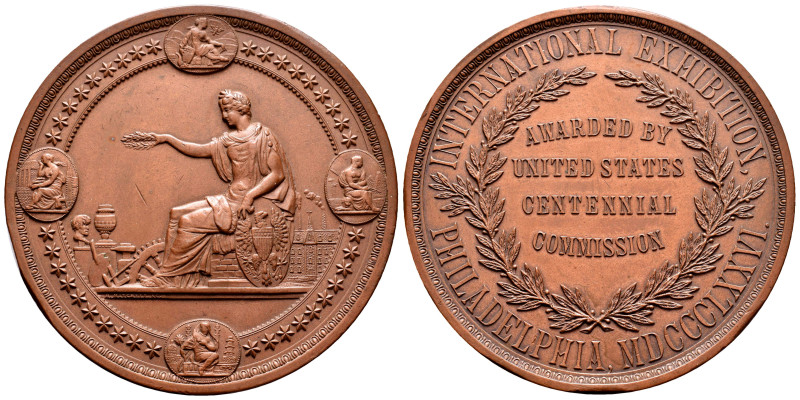 U.S. Coins. Medal. 1876. Philadelphia. Ae. 244,05 g. Independence Centennial Exh...