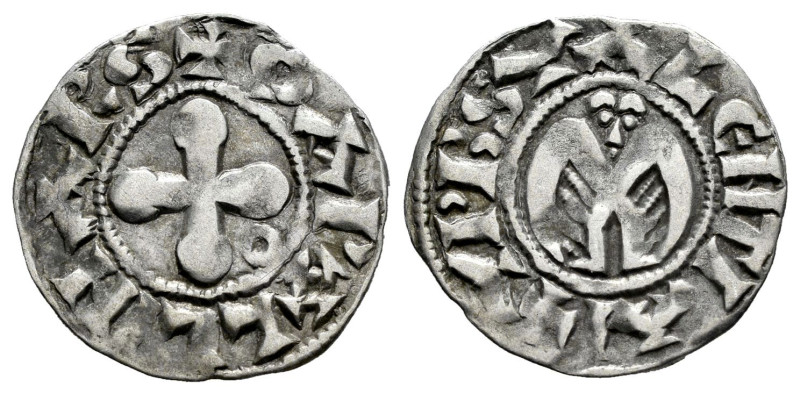 France. Denier. (1090-1225). Bishops of Valence. (Boudeau-1021). (Poey d'Avant-4...