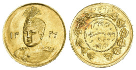 IRAN. Sultan Ahmad Shah, 1327-1344 AH (1909-1925 AD). 1 Toman 1333 AH (1914/1915 AD), Tehran Mint. Bust type. 2.88 g. KM 1074. Fr. 84 vorzüglich