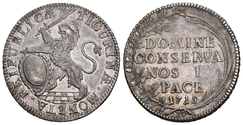 SCHWEIZ | SWITZERLAND | SUISSE | SWIZZERA ZÜRICH 1915 1/2 Taler Silber 13.77g HM...