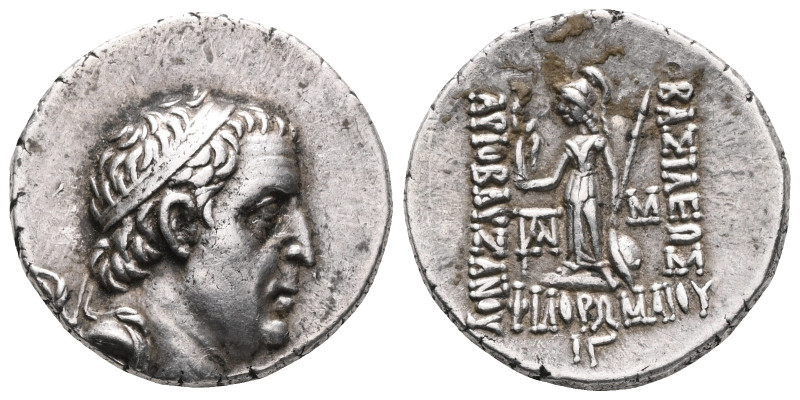 Greek
KINGS OF CAPPADOCIA. Ariobarzanes I Philoromaios, 96-63 BC. Drachm (Silve...