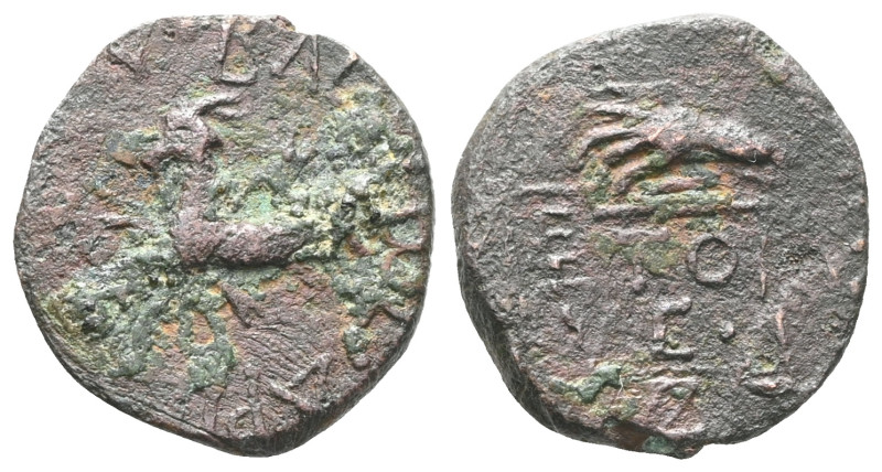 Greek
KINGS OF ARMENIA MINOR. Aristobulus, AD 54-92. Chalkous (Bronze), Nicopol...