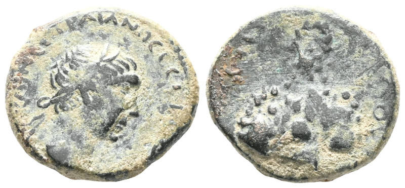 Roman Provincial
Cappadocia. Caesarea. Trajan AD 98-117. Bronze Æ . Laureate he...