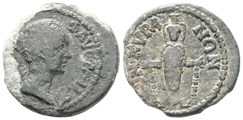 Roman Provincial
PHRYGIA, Ancyra. Faustina Junior. Augusta, AD 147-175. Æ . Str...