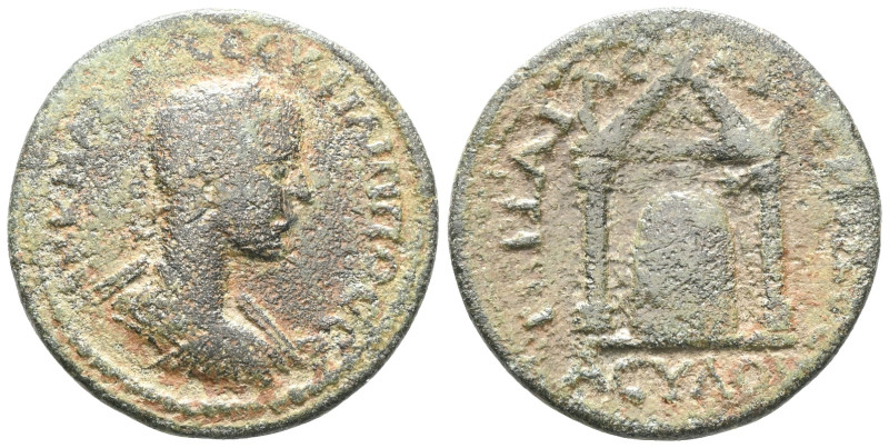 Pamphylia. Perge. Valerian II, as Caesar AD 256-257. Æ .
ΠΟΥ ΛΙΚ ΚΟΡ ΟΥΑΛΕΡΙΑΝΟ...