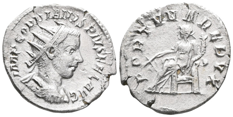 Roman Imperial
Gordian III. (238-244 AD). AR Denar. Rome. 

 Weight:3,5 gr Di...