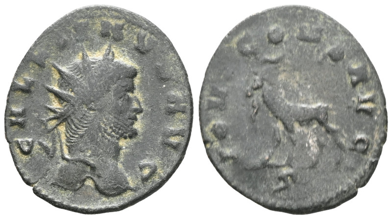 Roman Imperial Coins
Gallienus. A.D. 253-268. Æ antoninianus . 'Zoo' series. Ro...