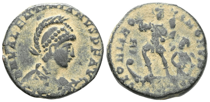 VALENTINIAN II, (A.D. 375-392), AE , Heraclea Mint, struck 378-383, obv. D N VAL...