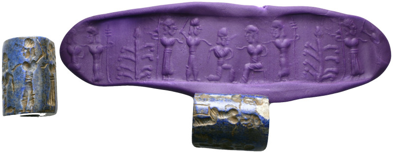 MESOPOTAMIA .Stone cylinder seal. Jamdet Nasr Period.(circa 3100-2900 BC).

We...