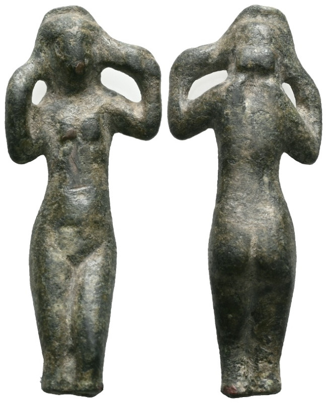 ANCIENT ROMAN BRONZE VENUS STATUE. ( 1th -2th Centuries) AE.

 Weight:31 gr Di...