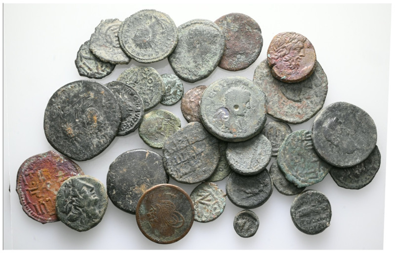 ANCIENT BRONZE COINS.SOLD AS SEEN.NO RETURN.

 Weight:lot Diameter:lot