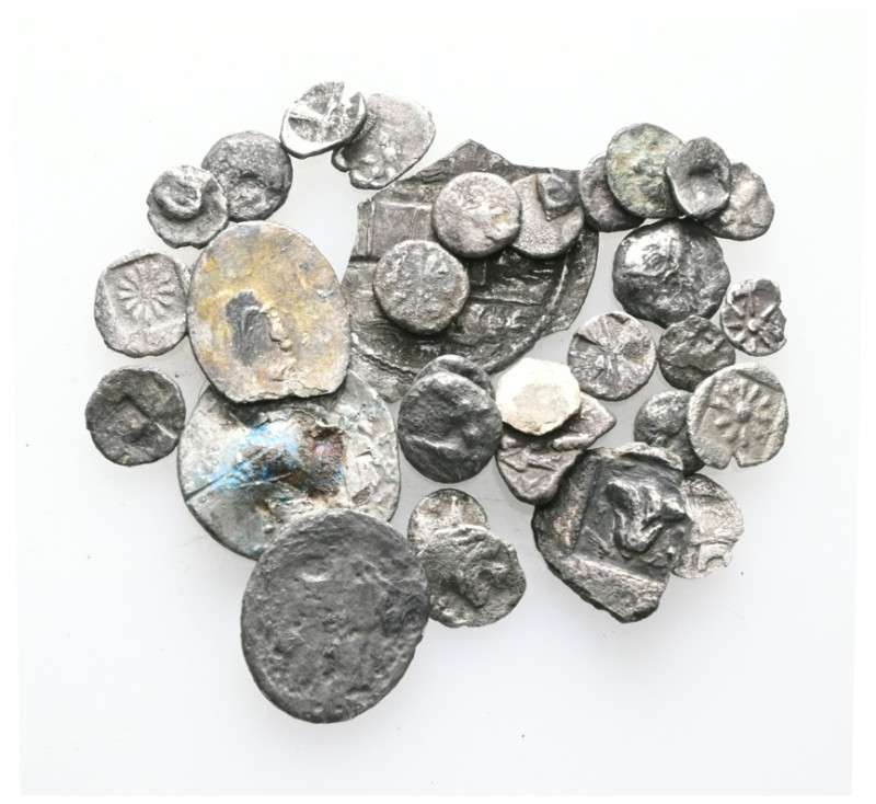 ANCIENT SILVER COINS.SOLD AS SEEN.NO RETURN.

 Weight:lot Diameter:lot