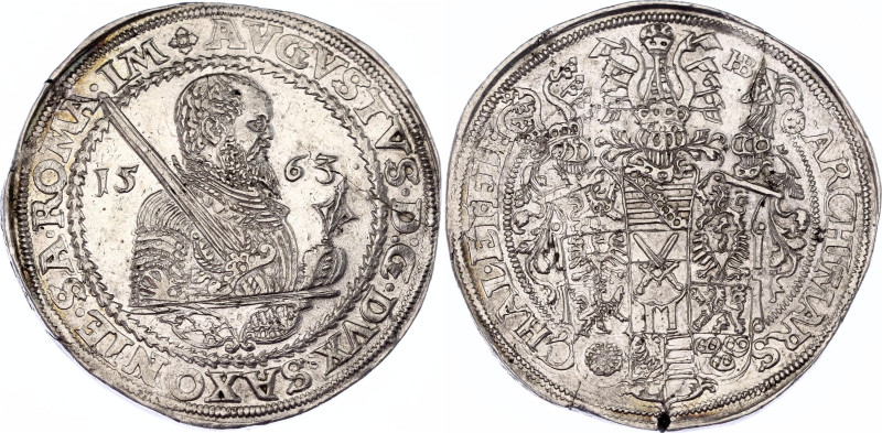 German States Saxony-Albertine 1 Taler 1563 HB

Dav# 9795; Silver; August 1553...