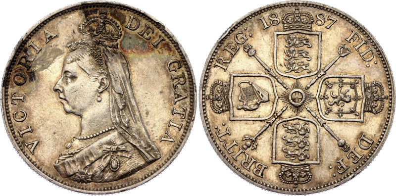 Great Britain 2 Florin 1887

KM# 763, Sp# 3923, N# 11098; Arabic 1; Silver 22....