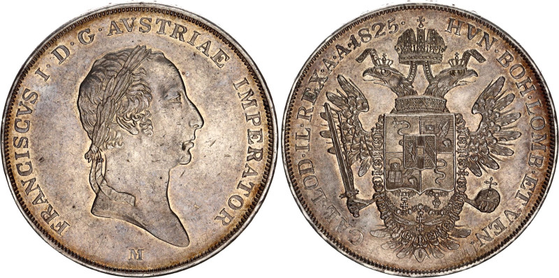 Italian States Lombardy-Venetia 1 Scudo 1825 M

C# 8.1; Silver; Francis I; Mil...