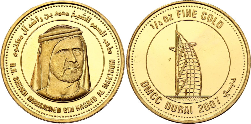 United Arab Emirates 1/4 oz Fine Gold 2007 Proof

N# 112572; Gold (.917) 8.53 ...