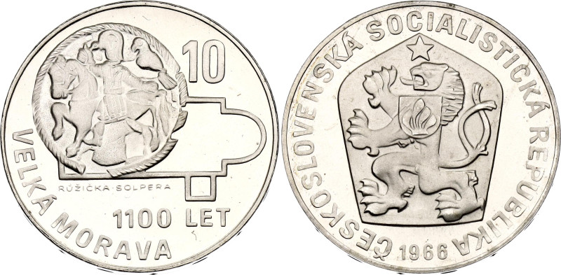 Czechoslovakia 10 Korun 1965 Proof

KM# 58, N# 20200; Silver 12.00 g., Proof; ...