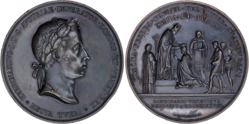 Austria Bronze Medal "Coronation of Ferdinand in Milan" 1838

Hauser# 34; Bron...