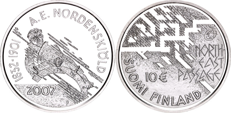 Finland 10 Euro 2007

KM# 134, N# 13347; Silver 25.50 g.; Proof; 175th Anniver...