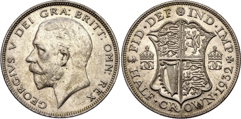 Great Britain 1/2 Crown 1932

KM# 835, Sp# 4037, N# 4037; Silver 14.14 g.; Geo...