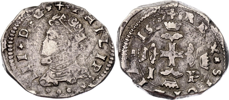 Italian States Sicily 3 Tari 1620

KM# 10, N# 89822; Silver 7.82 g; Philip III...