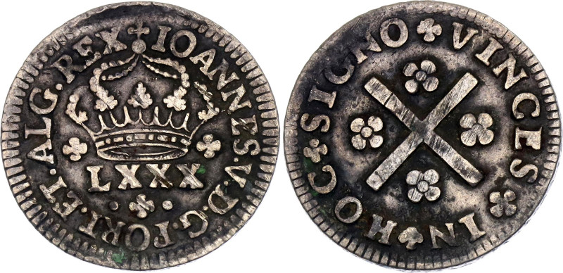 Portugal Tostao 1706 - 1750 (ND)

KM# 177, N# 26932; Silver 3.24 g.; João V; L...