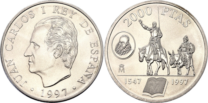 Spain 2000 Pesetas 1997

KM# 999, N# 13634; Silver 18.00 g.; Juan Carlos I; Mi...