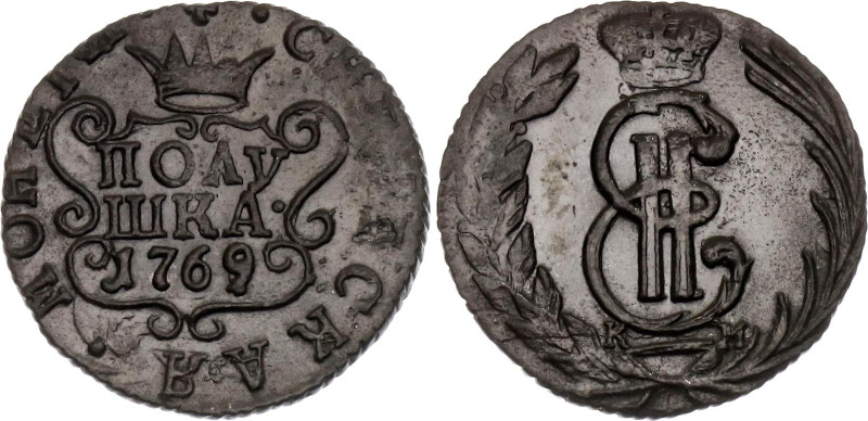 Russia - Siberia Polushka 1769 КМ R

Bit# 1212 (R), 1.25 R by Petrov; Wire Edg...