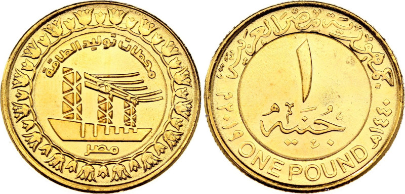 Egypt 1 Pound 2019 AH 1440

UC# 107, N# 161858; Gold Plated; Power Stations; U...