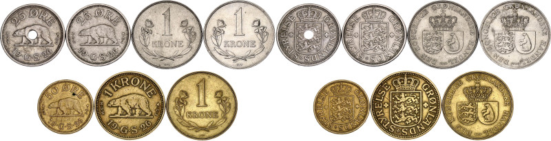 Greenland Lot of 7 Coins 1926 - 1964

Various Dates & Denomination; XF/AUNC