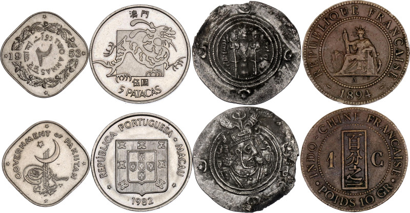 World Lot of 4 Coins 6th - 20th Centuries

With Silver; Various Countries, Dat...