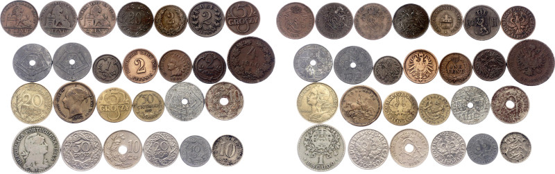 World Lot of 25 Coins 1860 -1944

Variuos dates & denomination; VF/XF